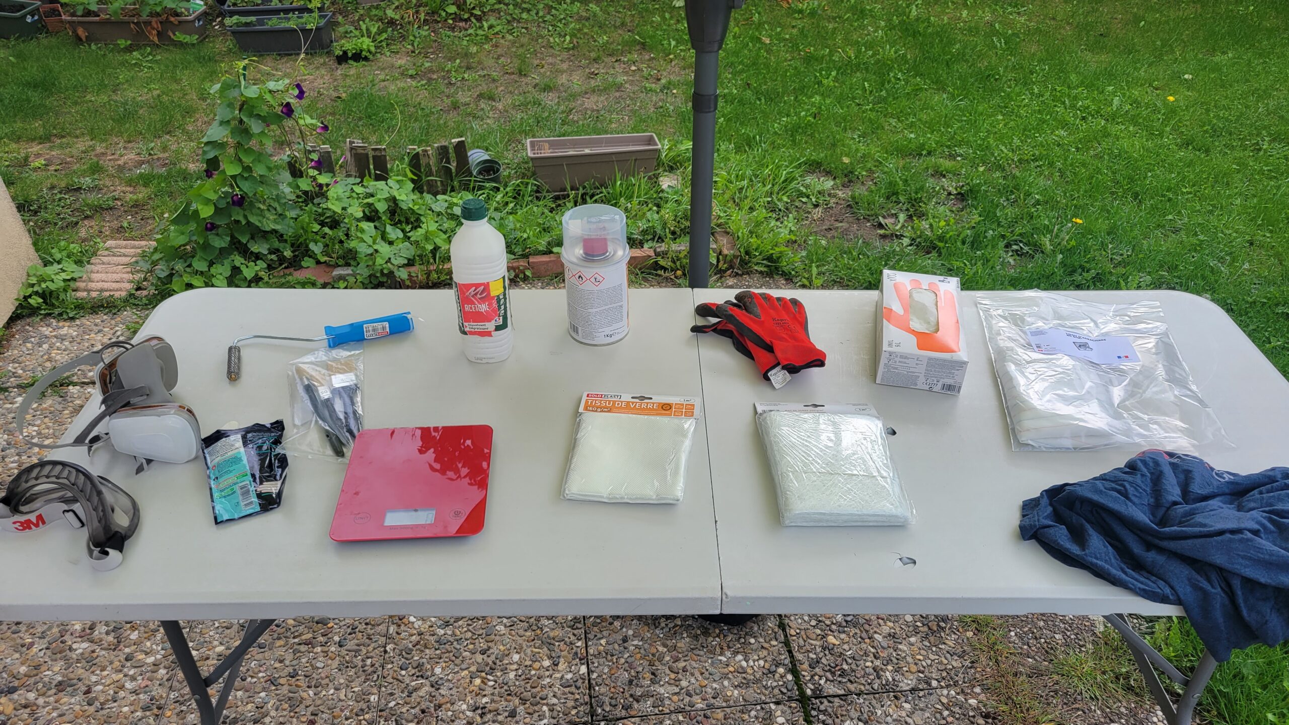 Rénovation du safran (3/5) : matériel